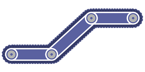 Idler Inclined Orientation features