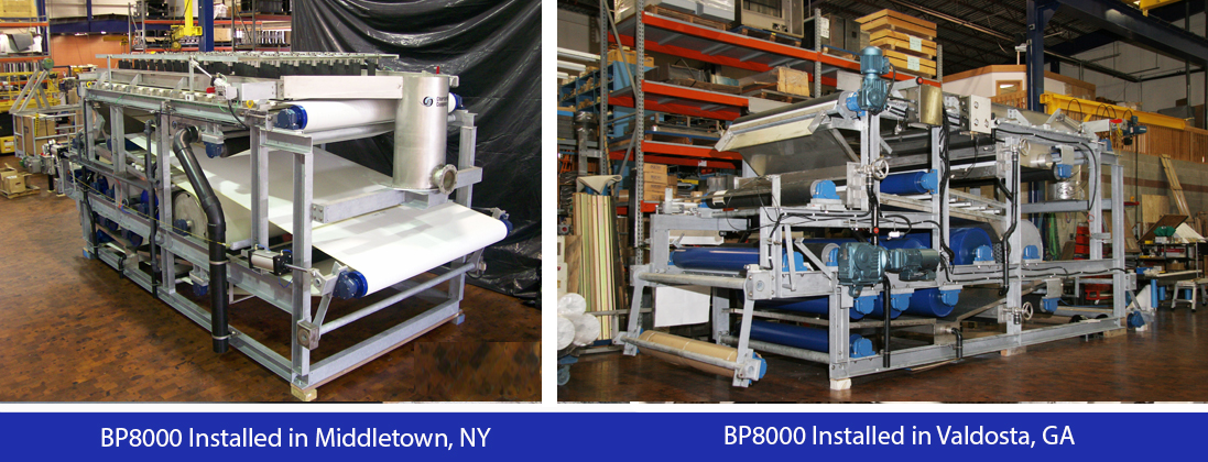 BP 8000 Using The Belt Filter Press Technology