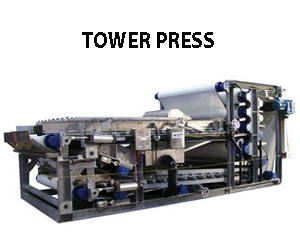 belt filter press - tower press